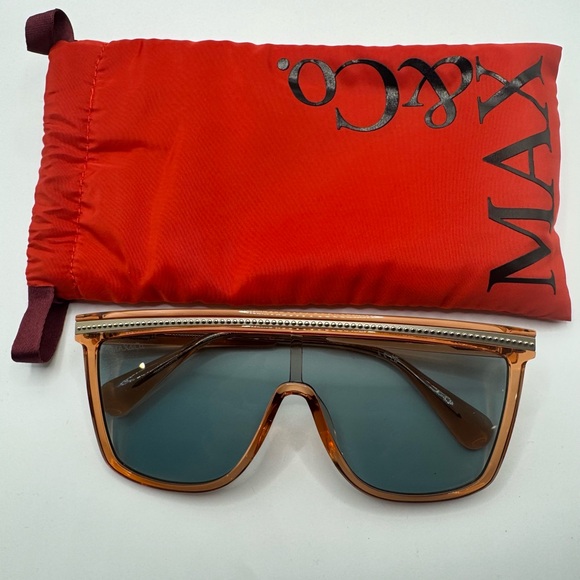 MAX & CO. Sunglasses Size‎ 140mm brown SUNGLASSES NEW - Picture 1 of 2